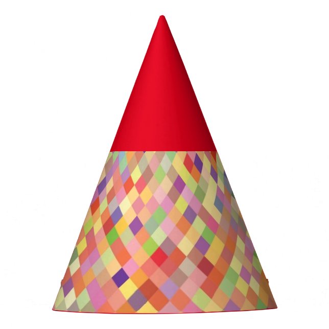 Gorra fiesta de Harlequin Rojo (Anverso)