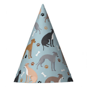Gorra Fiesta de Huesos de Perro y Paws de Greyhoun