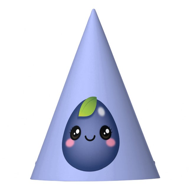 Gorra Fiesta de Kawaii Blueberry (Anverso)