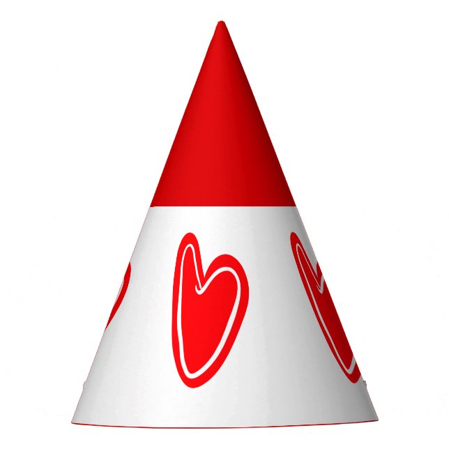 Gorra Fiesta de los corazones rojos (Anverso)