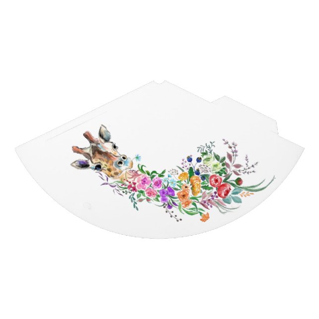 Gorra Fiesta de papel de jirafa (Anverso)