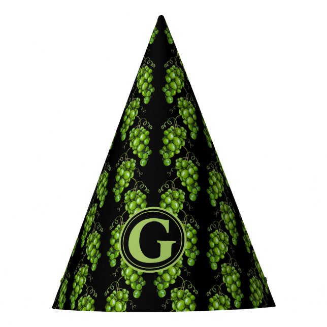 Gorra Fiesta de Papel de uvas verdes (Anverso)