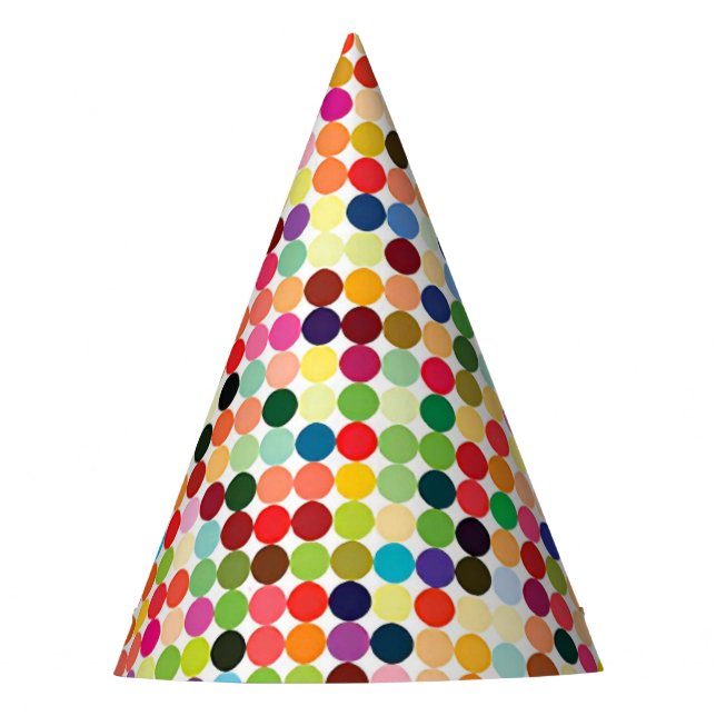 Gorra Fiesta de puntos de píxeles (Anverso)