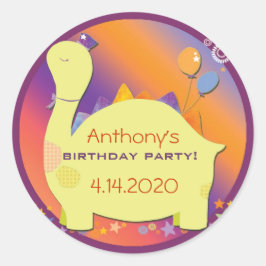 Gorra fiesta Dinosaur Kid Pegatinas del partido de