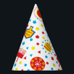 Gorra Fiesta Hanukkah COLORFUL 8 NOCHES LOCALES<br><div class="desc">Gorra Fiesta de Hanukkah "COLORIDAS 8 NOCHES LOCAS" Personaliza borrando el texto "El Fiesta de Adie" y reemplazándolo por tu propio mensaje. Elija su estilo de fuente, color y tamaño favoritos. Añadir más texto en cualquier lugar del gorra. Añada a su fiesta de Hanukkah estos bonitos y coloridos gorras fiestas....</div>