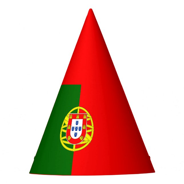 Gorra Fiesta Personalizado de bandera portuguesa (Anverso)
