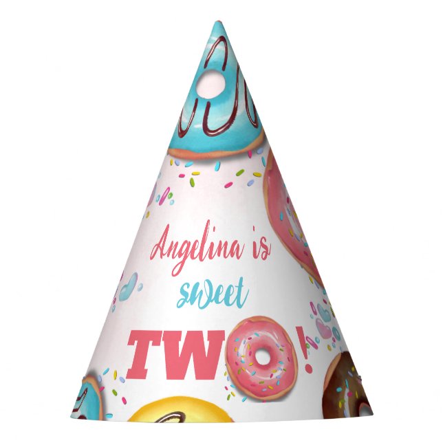 Gorra fiesta por segundo cumpleaños. (Anverso)