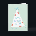 Gorra fiesta Tarjeta de cumpleaños - Moneda<br><div class="desc">¡Desee a sus seres queridos un 'feliz cumpleaños' con esta célebre y divertida tarjeta de cumpleaños!</div>