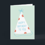 Gorra fiesta Tarjeta de cumpleaños - Moneda<br><div class="desc">¡Desee a sus seres queridos un 'feliz cumpleaños' con esta célebre y divertida tarjeta de cumpleaños!</div>