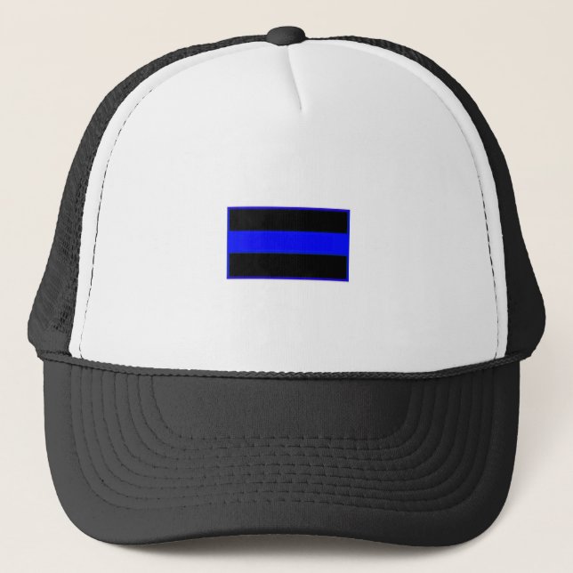 Gorra fino del camionero de Blue Line (Anverso)