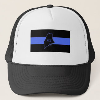 Gorra fino del camionero de Maine Blue Line