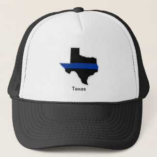 Gorra fino del camionero de Tejas Blue Line