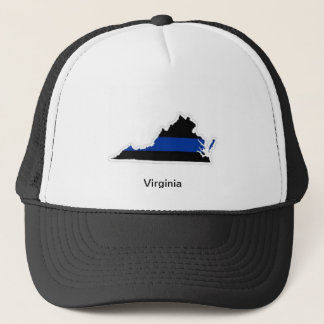 Gorra fino del camionero de Virginia Blue Line