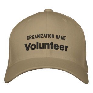 Gorra Flexfit Bordada Personalizada Voluntario Kha