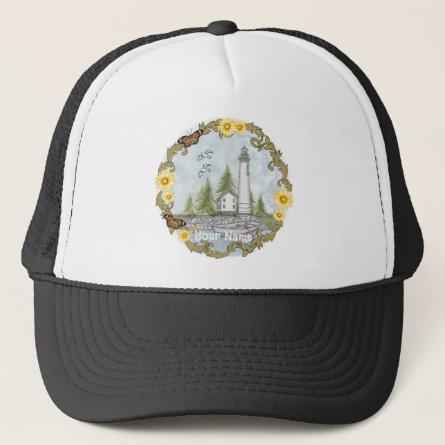 Gorra Floral del faro de Alabama (Anverso)