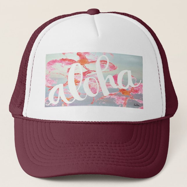 Gorra fresco del camionero de la hawaiana (Anverso)