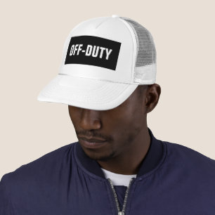 Gorra fuera de servicio del camionero