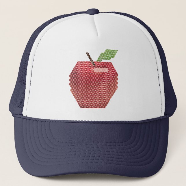 Gorra geométrico de Apple (Anverso)