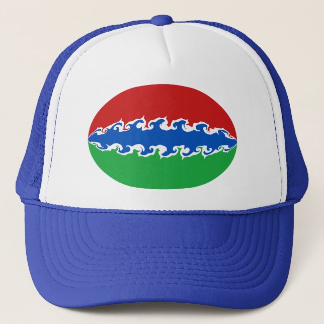 Gorra Gnarly de la bandera de Gambia (Anverso)