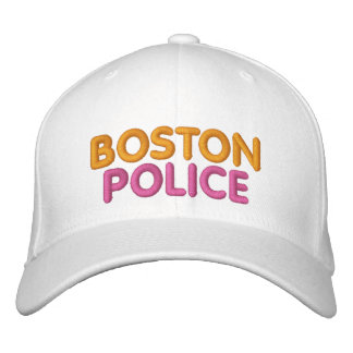 Gorra gracioso de la policía de Boston