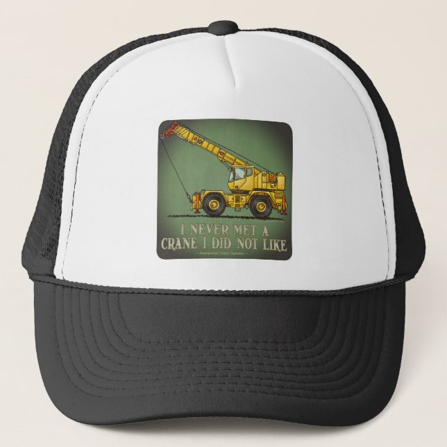 Gorra grande de la cita del operador de grúa (Anverso)