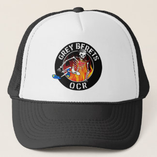 Gorra gris de los camioneros de la boina