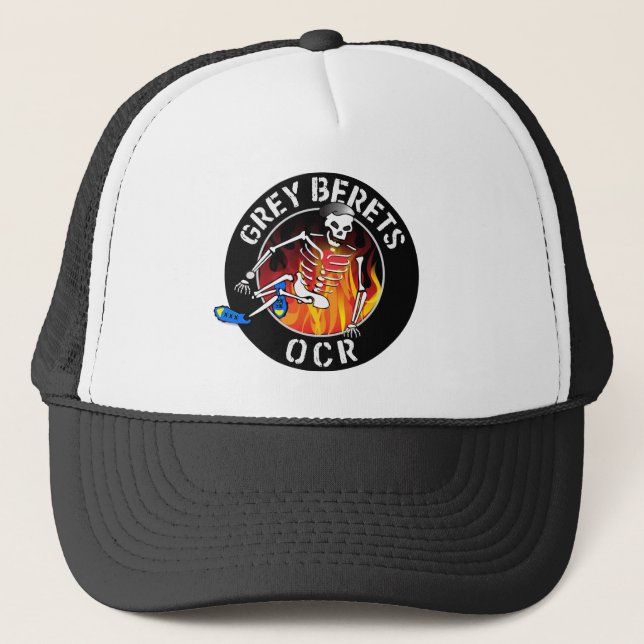 Gorra gris de los camioneros de la boina (Anverso)