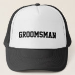Gorra Groomsman<br><div class="desc">¡El gorra perfecto para una fiesta de soltero o un regalo de timonel!</div>