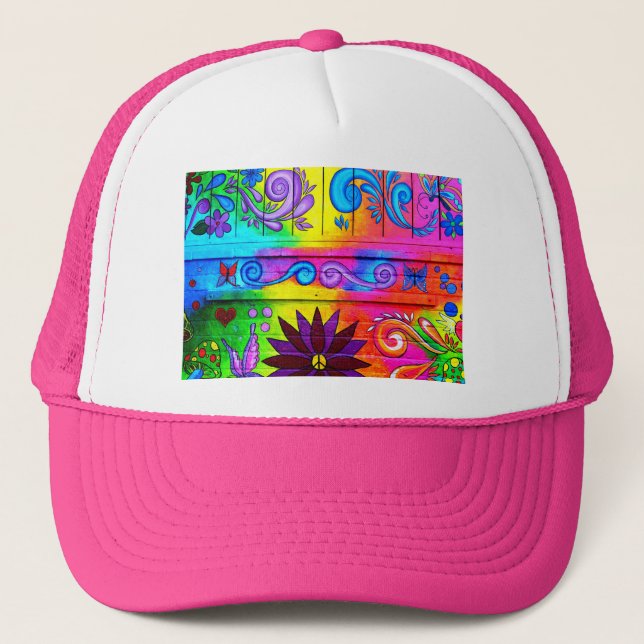 gorra hippie groovy (Anverso)