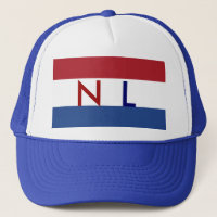 Gorra holandés NL de la bandera