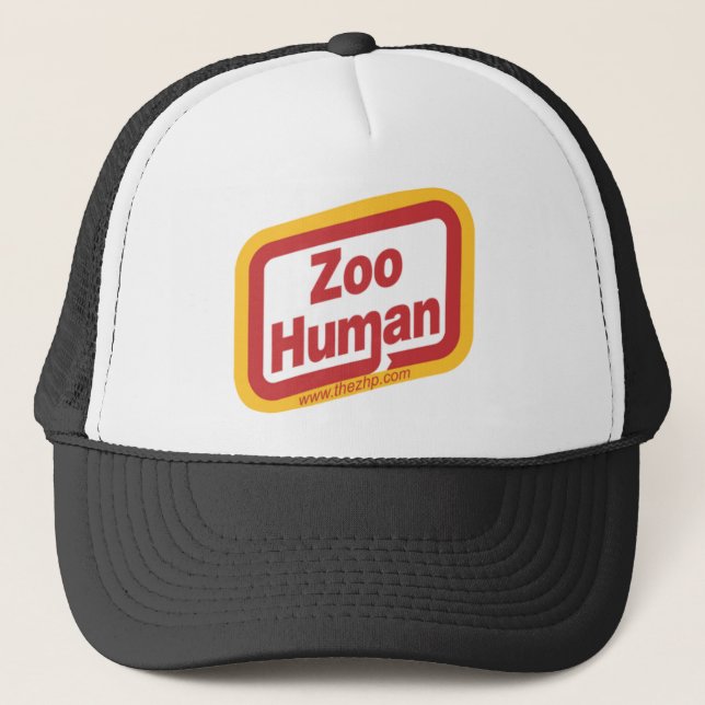 Gorra humano del camionero del parque zoológico (Anverso)