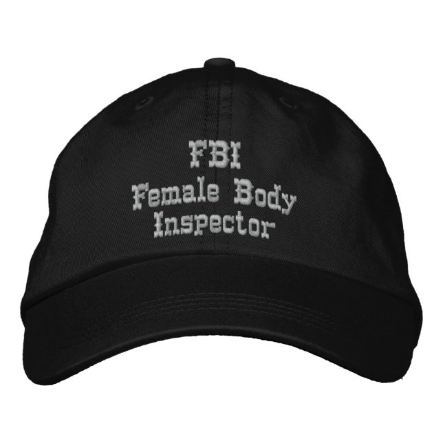GORRA Humor del FBI (Anverso)