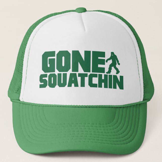 Gorra IDO Bobo verde de SQUATCHIN que encuentra (Anverso)
