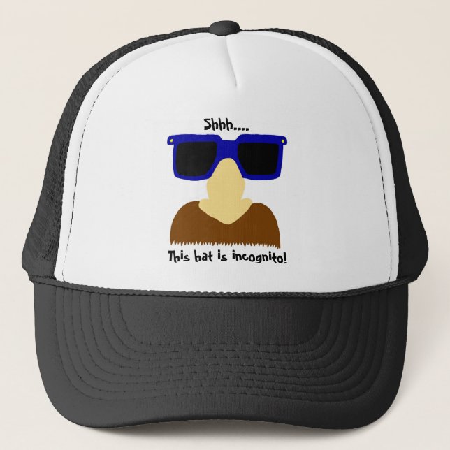 Gorra Incognito Mustache & Glasses (Anverso)