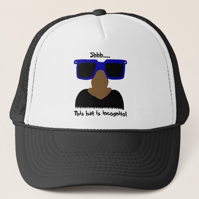 Gorra Incognito Mustache & Glasses (Anverso)