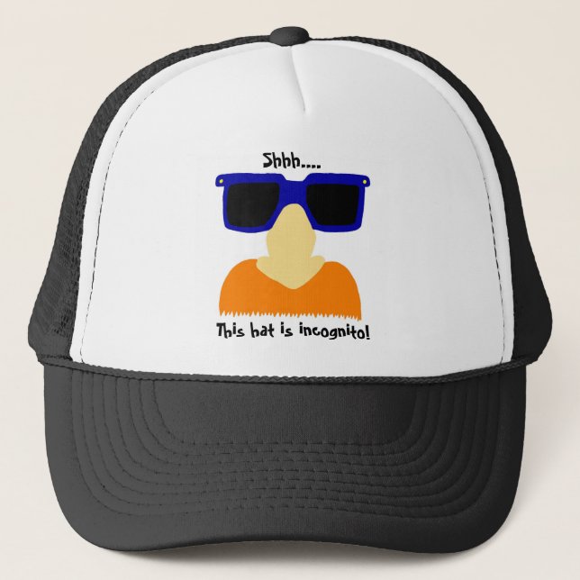 Gorra Incognito Mustache & Glasses (Anverso)