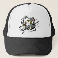 Gorra inspirado tatuaje del camionero de la
