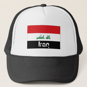 Gorra iraquí del recuerdo de la bandera de Iraq