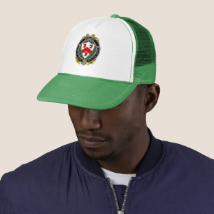 Gorra irlandés del camionero del escudo de
