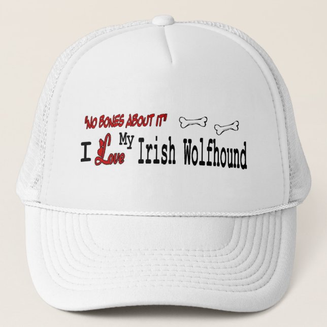 Gorra irlandés Wolfhound (I Love) (Anverso)
