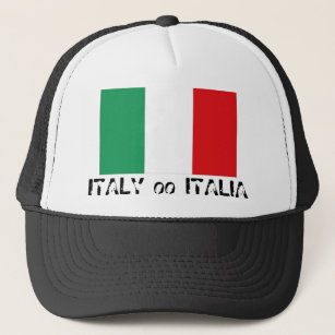 Gorra italiano del recuerdo de la bandera de