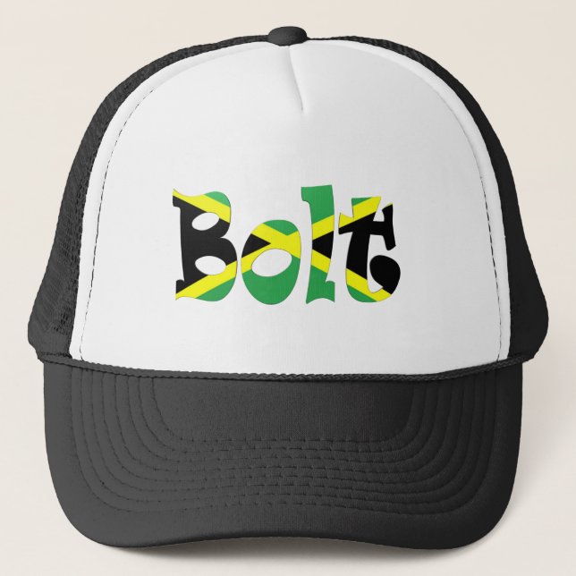 Gorra jamaicano de la bandera de Usain Bolt (Anverso)