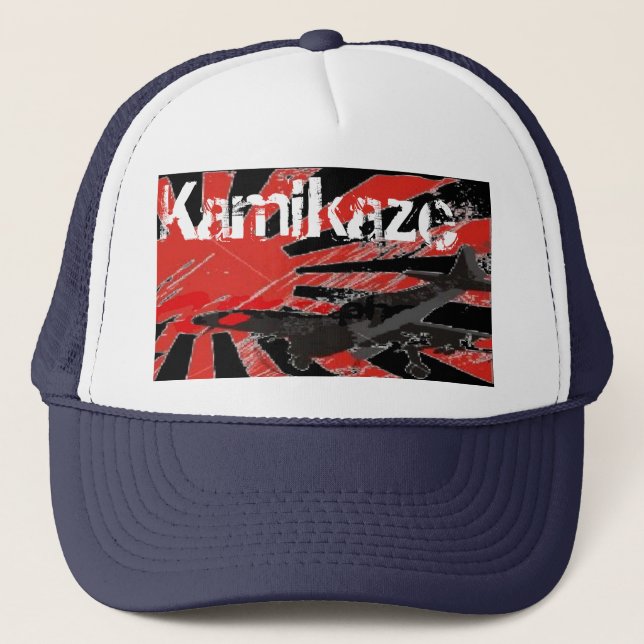 Gorra japonés del sol naciente del bombardero del (Anverso)
