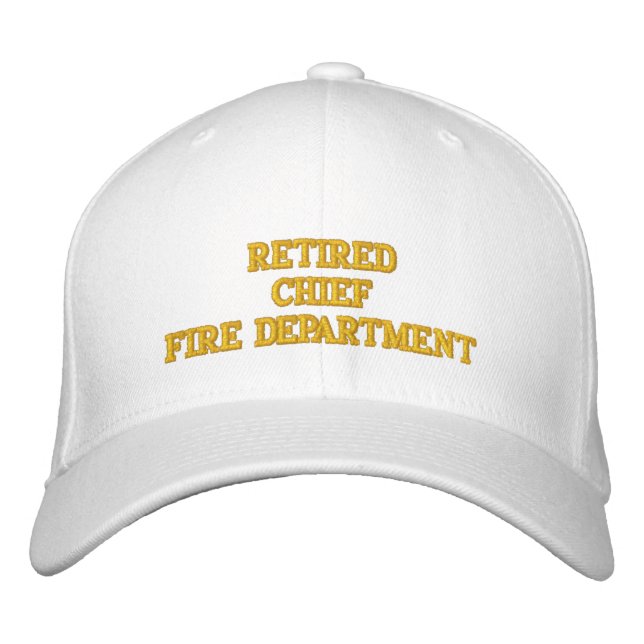 Gorra Jefe de Bomberos Retirado (Anverso)
