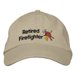 Gorra jubilado de bomberos bordado