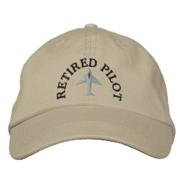 Gorra jubilado del piloto con embargo