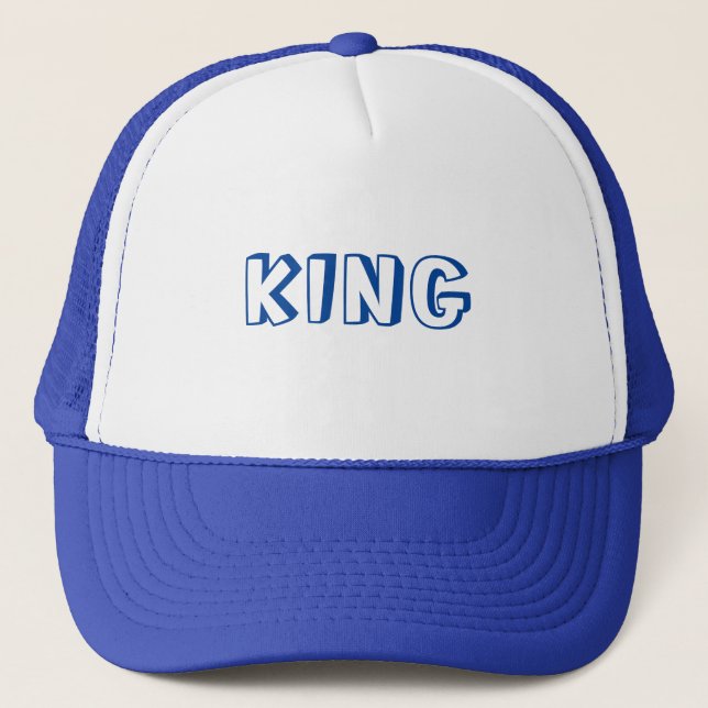 Gorra King Cap Texto Personalizado Gorras o Sombre (Anverso)