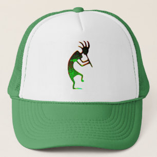 gorra kokopelli verde