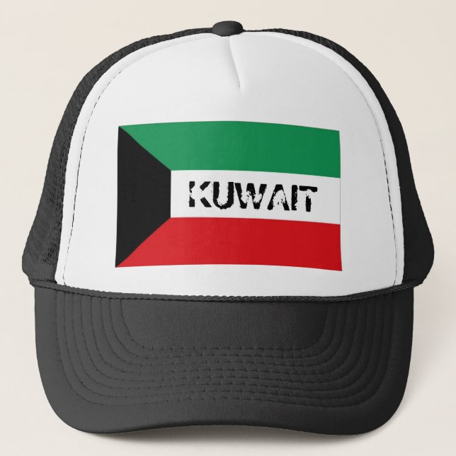 Gorra kuwaití del recuerdo de la bandera de Kuwait (Anverso)