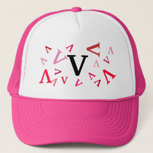 Gorra - Letras despedazadas en rosa